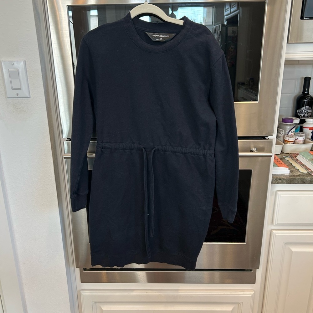 Norma Kamali shirt dress size S slight wear but overall GUC